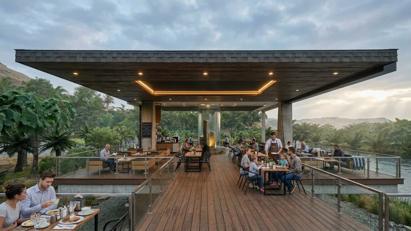 Riverside Dining Deck